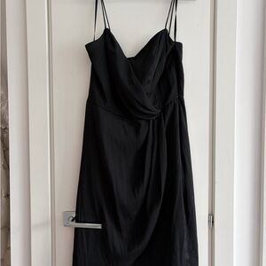 Banana Republic Black Silk Dress